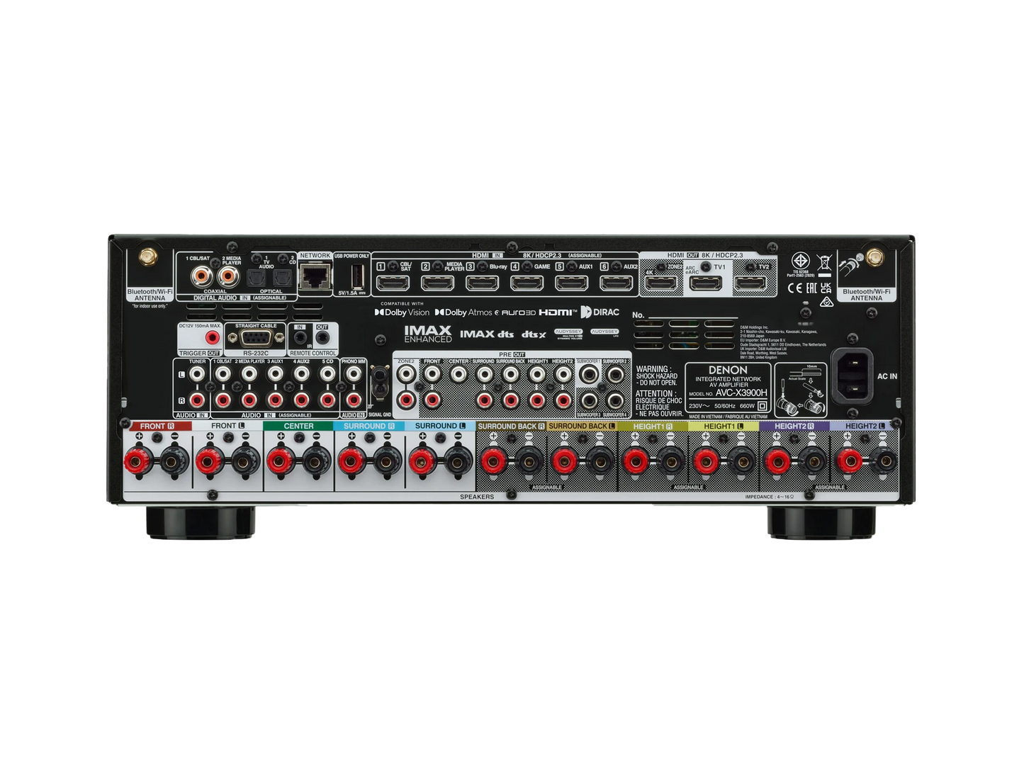 Denon AVC-X3900H 9.4 channel AV Receiver