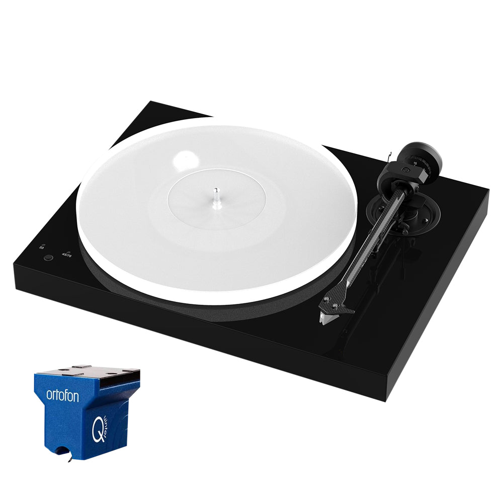 Pro-Ject X1 Turntable - with Ortofon Quintet Blue - Gloss Black