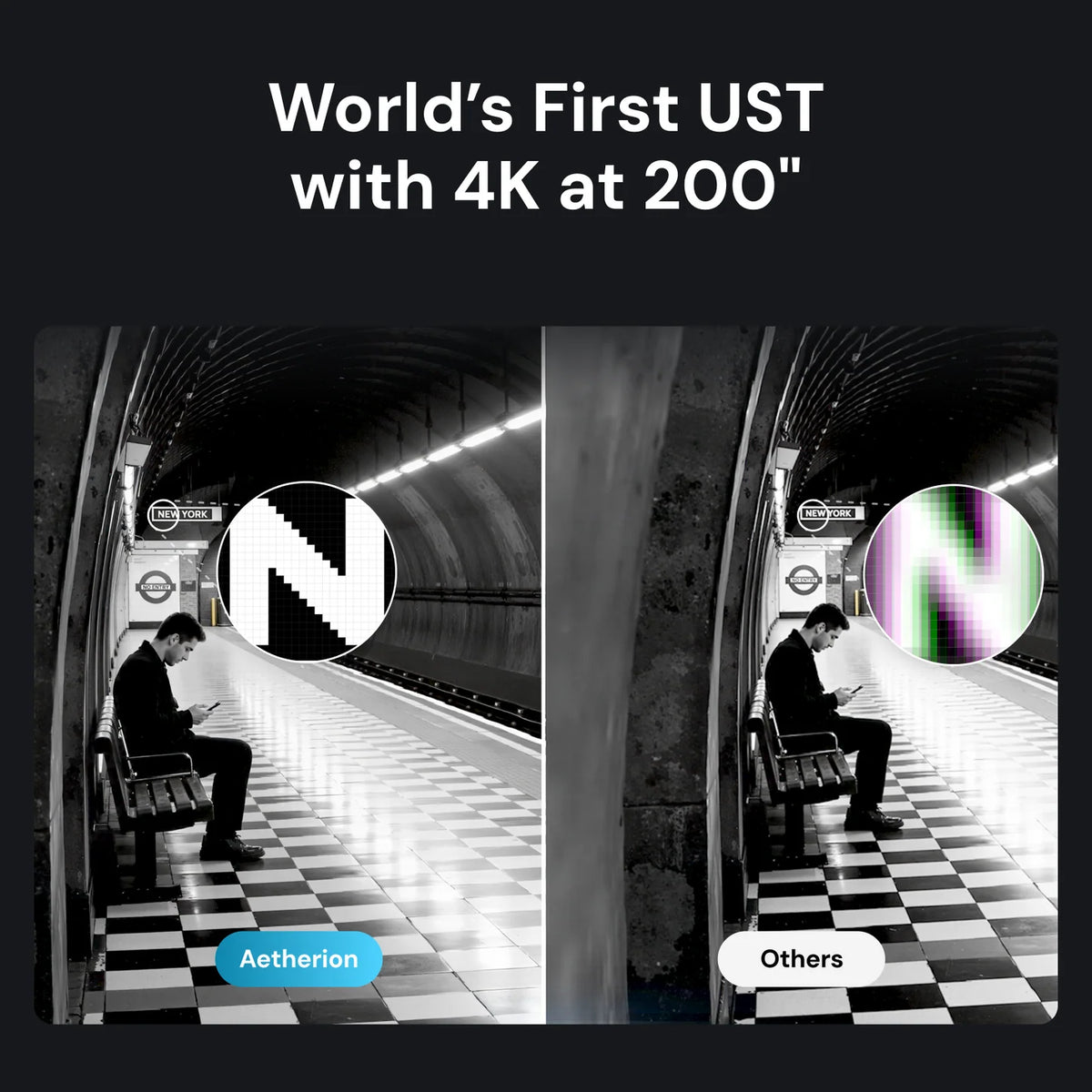 AWOL Aetherion Max 4K RGB Laser UST Projector