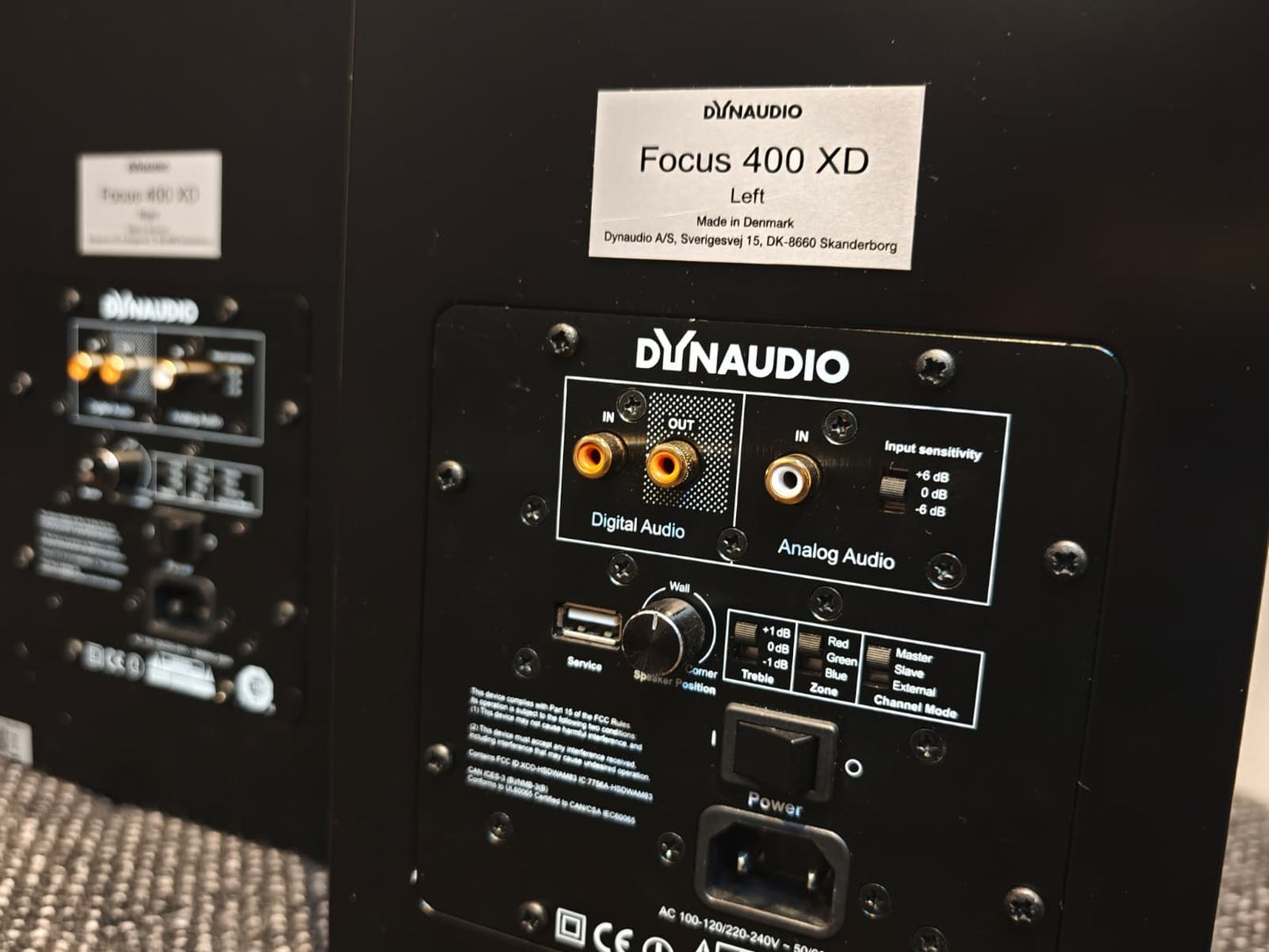 Second Hand Dynaudio Focus 400XD Active Floor Standing Speakers