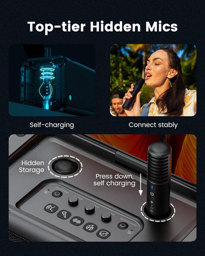 Ikarao Break X1 Premium Portable Wireless Karaoke Machine