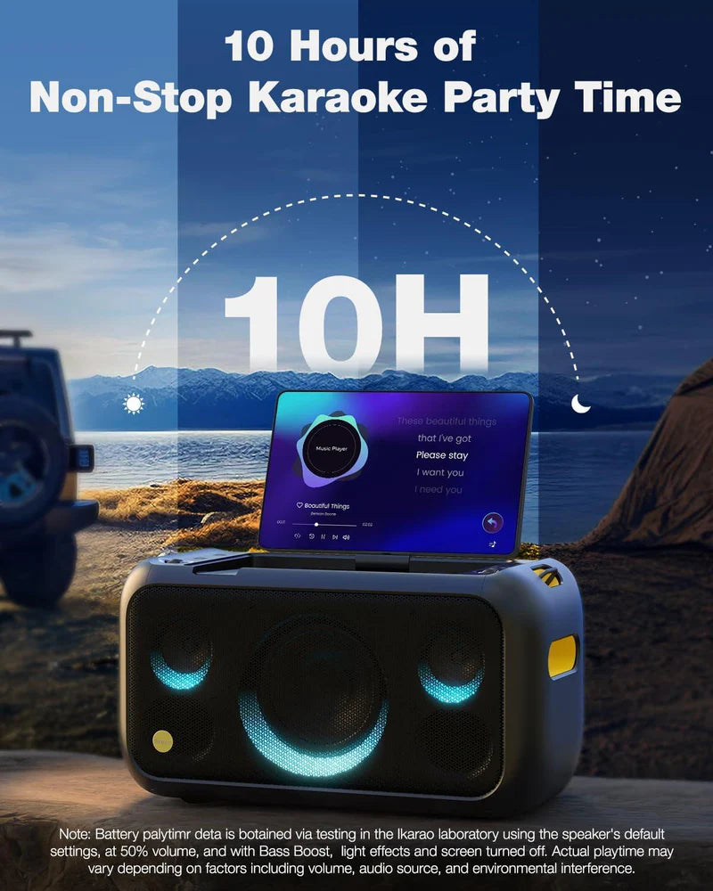Ikarao Break X1 Premium Portable Wireless Karaoke Machine