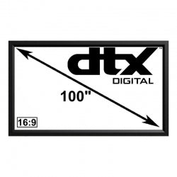 DTX 16:9 Vision Fixed Frame Projector Screens