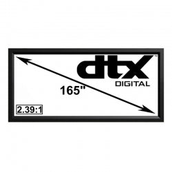 DTX 2.35:1 Platinum Pro Acoustic Weave Fixed Frame Projector Screens