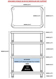 Atacama EVOQUE EC0 SE2 HiFi Rack Dark Bamboo