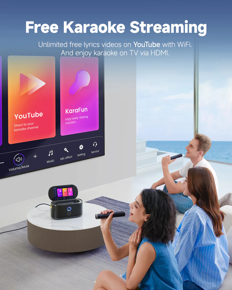 Ikarao Shell S1 Premium Portable Wireless Karaoke Machine