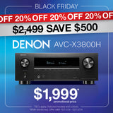 Denon AVC-X3800H 9.4 channel AV Receiver