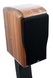 Chario Bookshelf Speakers Sonnet Walnut with Stands
