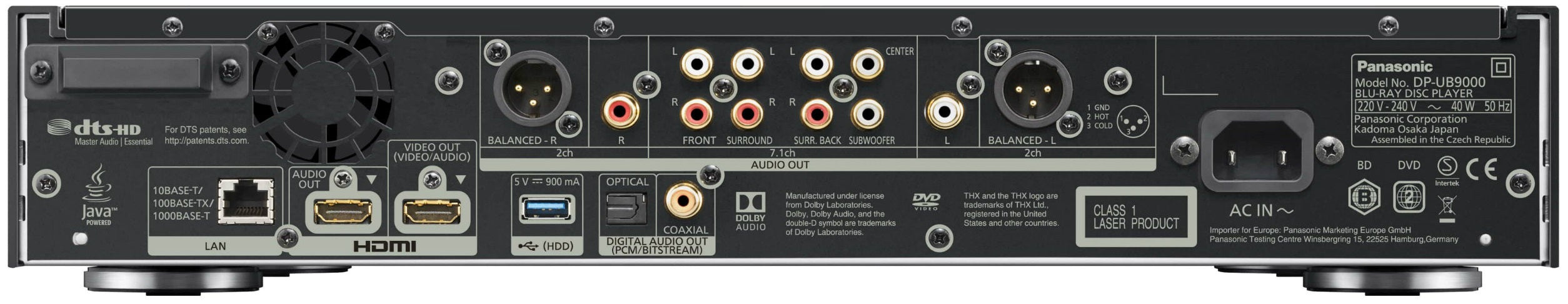Panasonic UB9000 4k/BluRay/DVD Player